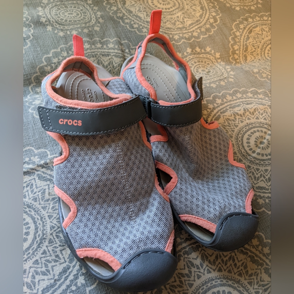 Crocs Mesh Swiftwater Deck Sandal